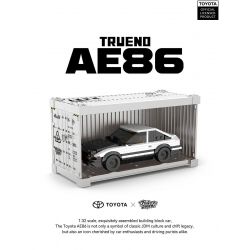 PINBO PB8810 8810 TRÀNG HOA TOYOTA AE86 tỷ lệ 1:32 bộ đồ chơi xếp lắp ráp ghép mô hình Speed Champions Racing Cars Đua Xe Công Thức