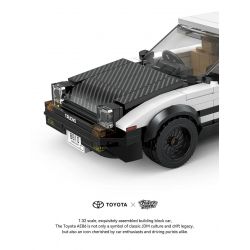 PINBO PB8810 8810 TRÀNG HOA TOYOTA AE86 tỷ lệ 1:32 bộ đồ chơi xếp lắp ráp ghép mô hình Speed Champions Racing Cars Đua Xe Công Thức