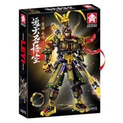 LE YI 62076 THÔNG THIÊN THÁNH NGỘ KHÔNG CƠ GIÁP bộ đồ chơi xếp lắp ráp ghép mô hình 602 khối