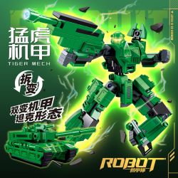 SLUBAN M38-B1279 B1279 1279 M38B1279 38-B1279 BẬC THẦY CƠ KHÍ XE NGỰA CÓ NGƯỜI LÁI BIẾN HÌNH KÉP TIGER ARMOR bộ đồ chơi xếp lắp ráp ghép mô hình 244 khối