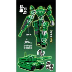 SLUBAN M38-B1279 B1279 1279 M38B1279 38-B1279 BẬC THẦY CƠ KHÍ XE NGỰA CÓ NGƯỜI LÁI BIẾN HÌNH KÉP TIGER ARMOR bộ đồ chơi xếp lắp ráp ghép mô hình 244 khối