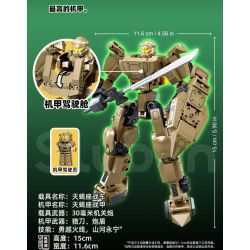 SLUBAN M38-B1280 B1280 1280 M38B1280 38-B1280 BẬC THẦY CƠ KHÍ ÁO GIÁP BỌ CẠP CÓ NGƯỜI LÁI VÀ XE NGỰA BIẾN HÌNH KÉP bộ đồ chơi xếp lắp ráp ghép mô hình 233 khối