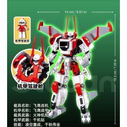 SLUBAN M38-B1281 B1281 1281 M38B1281 38-B1281 BẬC THẦY CƠ KHÍ GIÁP ĐẠI BÀNG BAY CÓ NGƯỜI LÁI VÀ MÁY CHIẾN ĐẤU BIẾN HÌNH KÉP bộ đồ chơi xếp lắp ráp ghép mô hình 234 khối