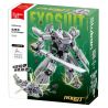 SLUBAN M38-B1282 B1282 1282 M38B1282 38-B1282 BẬC THẦY CƠ KHÍ MÁY BAY CHIẾN ĐẤU CÓ NGƯỜI LÁI GIÁP PELICAN BIẾN HÌNH KÉP bộ đồ chơi xếp lắp ráp ghép mô hình 218 khối