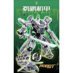 SLUBAN M38-B1282 B1282 1282 M38B1282 38-B1282 BẬC THẦY CƠ KHÍ MÁY BAY CHIẾN ĐẤU CÓ NGƯỜI LÁI GIÁP PELICAN BIẾN HÌNH KÉP bộ đồ chơi xếp lắp ráp ghép mô hình 218 khối