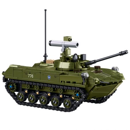 SLUBAN M38-B1250 B1250 1250 M38B1250 38-B1250 XE CHIẾN ĐẤU NHẢY DÙ BMD-2S AFV tỷ lệ 1:35 bộ đồ chơi xếp lắp ráp ghép mô hình Military Army Quân Sự Bộ Đội 530 khối
