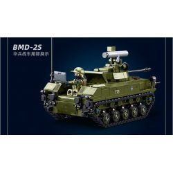 SLUBAN M38-B1250 B1250 1250 M38B1250 38-B1250 XE CHIẾN ĐẤU NHẢY DÙ BMD-2S AFV tỷ lệ 1:35 bộ đồ chơi xếp lắp ráp ghép mô hình Military Army Quân Sự Bộ Đội 530 khối