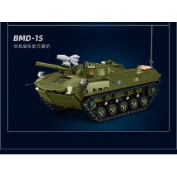 SLUBAN M38-B1250 B1250 1250 M38B1250 38-B1250 XE CHIẾN ĐẤU NHẢY DÙ BMD-2S AFV tỷ lệ 1:35 bộ đồ chơi xếp lắp ráp ghép mô hình Military Army Quân Sự Bộ Đội 530 khối