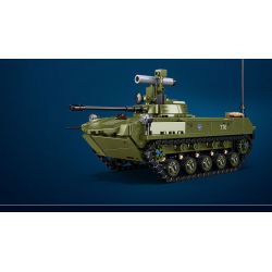 SLUBAN M38-B1250 B1250 1250 M38B1250 38-B1250 XE CHIẾN ĐẤU NHẢY DÙ BMD-2S AFV tỷ lệ 1:35 bộ đồ chơi xếp lắp ráp ghép mô hình Military Army Quân Sự Bộ Đội 530 khối