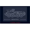 SLUBAN M38-B1251 B1251 1251 M38B1251 38-B1251 XE CHIẾN ĐẤU BÁNH LỐP BTR-80AS IFV tỷ lệ 1:35 bộ đồ chơi xếp lắp ráp ghép mô hình Military Army Quân Sự Bộ Đội 619 khối