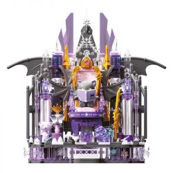 GEKKOSHA 804256 GIÁ ĐỠ ĐIỆN THOẠI DI ĐỘNG FANTASY THRONE DEMON DARK NIGHT GLIMMER bộ đồ chơi xếp lắp ráp ghép mô hình Arts & Crafts FANTASY THRONE DEVIL