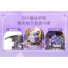 GEKKOSHA 804256 GIÁ ĐỠ ĐIỆN THOẠI DI ĐỘNG FANTASY THRONE DEMON DARK NIGHT GLIMMER bộ đồ chơi xếp lắp ráp ghép mô hình Arts & Crafts FANTASY THRONE DEVIL