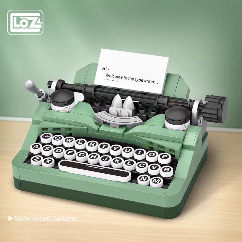 LOZ 4213 MÁY ĐÁNH CHỮ CỔ ĐIỂN bộ đồ chơi xếp lắp ráp ghép mô hình Creator Sáng Tạo 223 khối