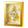 GEKKOSHA 804010 ĐỒ TRANG TRÍ KHUNG ẢNH CÂY THÔNG NOEL HÌNH NGÔI SAO BẠCH KIM bộ đồ chơi xếp lắp ráp ghép mô hình Creator PLATINUM CHRISTMAS Sáng Tạo