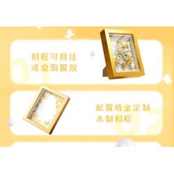 GEKKOSHA 804010 ĐỒ TRANG TRÍ KHUNG ẢNH CÂY THÔNG NOEL HÌNH NGÔI SAO BẠCH KIM bộ đồ chơi xếp lắp ráp ghép mô hình Creator PLATINUM CHRISTMAS Sáng Tạo