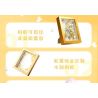 GEKKOSHA 804010 ĐỒ TRANG TRÍ KHUNG ẢNH CÂY THÔNG NOEL HÌNH NGÔI SAO BẠCH KIM bộ đồ chơi xếp lắp ráp ghép mô hình Creator PLATINUM CHRISTMAS Sáng Tạo