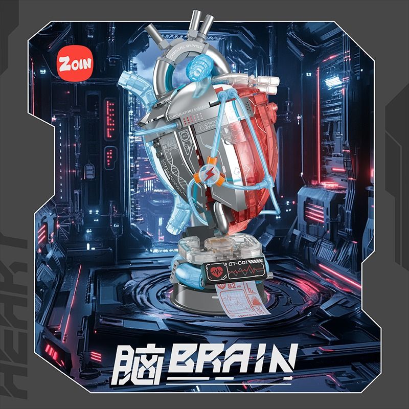 ZOIN GK102 SÁNG TẠO KHÔNG GIỚI HẠN TRÁI TIM bộ đồ chơi xếp lắp ráp ghép mô hình