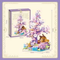 ZOIN FT101 HOA GƯƠNG NGÔN NGỮ BÍ MẬT CỦA bộ đồ chơi xếp lắp ráp ghép mô hình Arts & Crafts FLORAL REVERIE