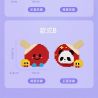 WHAT 6102-1 PING PONG NHÀ VÔ ĐỊCH PANDA bộ đồ chơi xếp lắp ráp ghép mô hình 715 khối