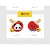 WHAT 6102-1 PING PONG NHÀ VÔ ĐỊCH PANDA bộ đồ chơi xếp lắp ráp ghép mô hình 715 khối