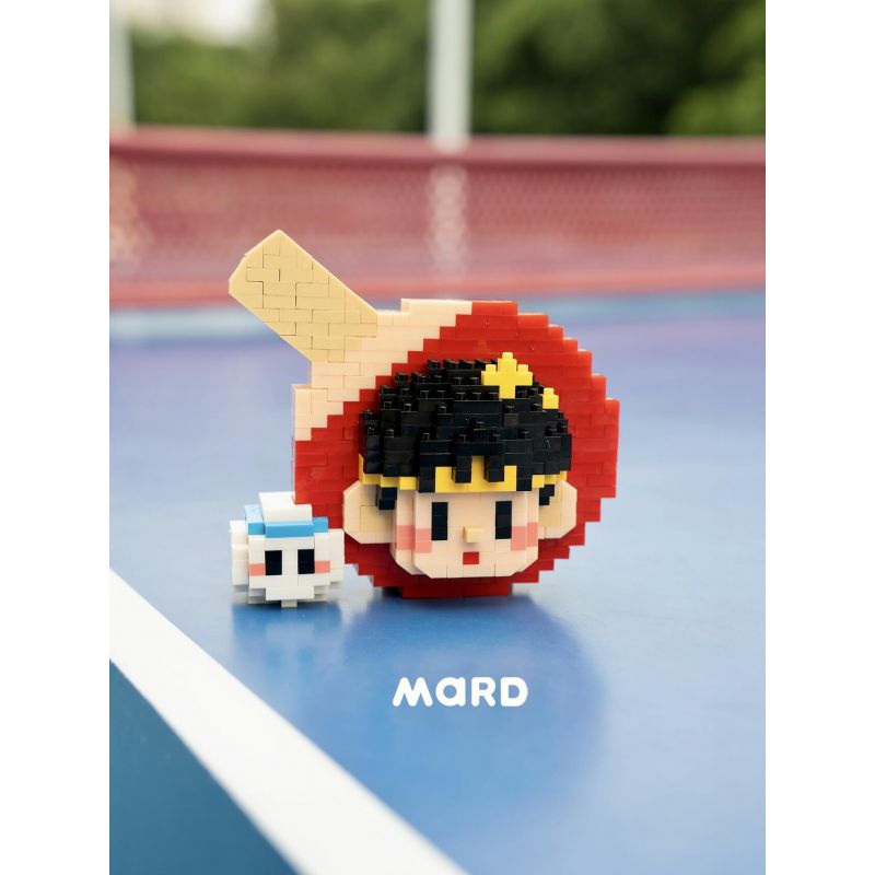 WHAT 6102-2 TABLE TENNIS PONG NHÀ VÔ ĐỊCH BÓNG BÀN bộ đồ chơi xếp lắp ráp ghép mô hình 632 khối