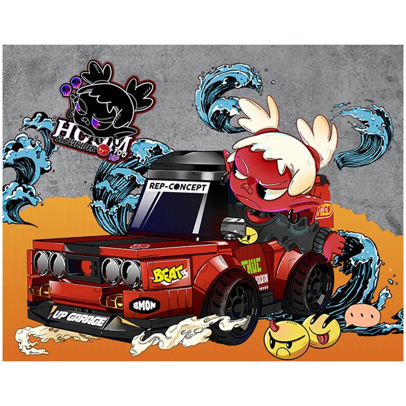 FUNIFY W9024 9024 AI UNIVERSE BOY LOW-KEY XUỐNG PHỐ VỚI 4 PHONG CÁCH HOOM B-BEEZ SINLO LAYLA bộ đồ chơi xếp lắp ráp ghép mô hình AI GENERATION