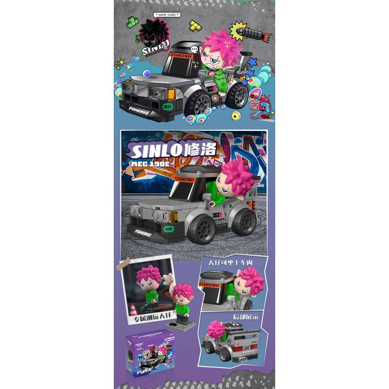 FUNIFY W9024 9024 AI UNIVERSE BOY LOW-KEY XUỐNG PHỐ VỚI 4 PHONG CÁCH HOOM B-BEEZ SINLO LAYLA bộ đồ chơi xếp lắp ráp ghép mô hình AI GENERATION