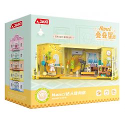 JAKI HK131 NHÀ NANCI JENGA PHÒNG TẬP THỂ DỤC MASTER bộ đồ chơi xếp lắp ráp ghép mô hình