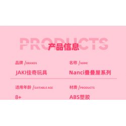 JAKI HK131 NHÀ NANCI JENGA PHÒNG TẬP THỂ DỤC MASTER bộ đồ chơi xếp lắp ráp ghép mô hình