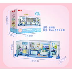 JAKI HK131 NHÀ NANCI JENGA PHÒNG TẬP THỂ DỤC MASTER bộ đồ chơi xếp lắp ráp ghép mô hình