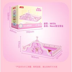 JAKI HK131 NHÀ NANCI JENGA PHÒNG TẬP THỂ DỤC MASTER bộ đồ chơi xếp lắp ráp ghép mô hình