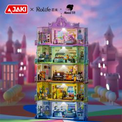 JAKI HK131 NHÀ NANCI JENGA PHÒNG TẬP THỂ DỤC MASTER bộ đồ chơi xếp lắp ráp ghép mô hình