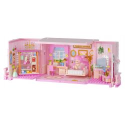 JAKI HK132 NGÔI NHÀ JENGA CỦA NANCI PHÒNG NGỦ CÔNG CHÚA NHỎ bộ đồ chơi xếp lắp ráp ghép mô hình