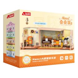 JAKI HK133 NANCI JENGA HOUSE PHÒNG ÂM NHẠC SIÊU SAO bộ đồ chơi xếp lắp ráp ghép mô hình