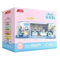 JAKI HK134 NHÀ XẾP CHỒNG NANCI PHÒNG TẮM XIANGXIANGBAO bộ đồ chơi xếp lắp ráp ghép mô hình