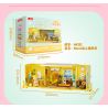 JAKI HK134 NHÀ XẾP CHỒNG NANCI PHÒNG TẮM XIANGXIANGBAO bộ đồ chơi xếp lắp ráp ghép mô hình