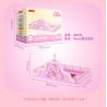 JAKI HK134 NHÀ XẾP CHỒNG NANCI PHÒNG TẮM XIANGXIANGBAO bộ đồ chơi xếp lắp ráp ghép mô hình