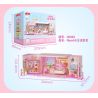 JAKI HK135 NHÀ NANCI JENGA BẾP DÀNH CHO NGƯỜI SÀNH ĂN bộ đồ chơi xếp lắp ráp ghép mô hình