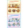 JAKI HK135 NHÀ NANCI JENGA BẾP DÀNH CHO NGƯỜI SÀNH ĂN bộ đồ chơi xếp lắp ráp ghép mô hình