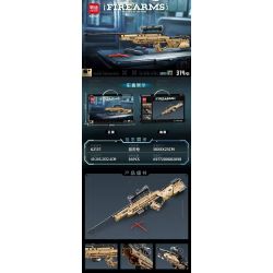 MINGDI LEIBAO K2137 2137 SÚNG BẮN TỈA bộ đồ chơi xếp lắp ráp ghép mô hình Military Army Quân Sự Bộ Đội 314 khối