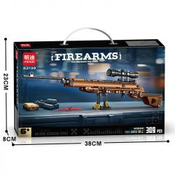 MINGDI LEIBAO K2139 2139 SÚNG BẮN TỈA 98K bộ đồ chơi xếp lắp ráp ghép mô hình Military Army Quân Sự Bộ Đội 309 khối