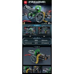 MINGDI LEIBAO K2140 2140 SÚNG MÁY HẠNG NẶNG bộ đồ chơi xếp lắp ráp ghép mô hình Military Army Quân Sự Bộ Đội 320 khối