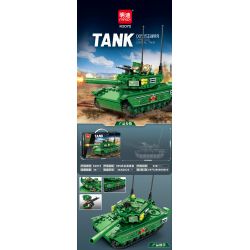 MINGDI LEIBAO K2072 2072 XE TĂNG CHIẾN ĐẤU CHỦ LỰC TYPE 005 bộ đồ chơi xếp lắp ráp ghép mô hình Military Army TYPE 005 CAPITAL TANK Quân Sự Bộ Đội 338 khối