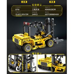 MINGDI LEIBAO 8710 XE NÂNG KỸ THUẬT ĐIỀU KHIỂN TỪ XA bộ đồ chơi xếp lắp ráp ghép mô hình Technic ENGINEERING CAR Kỹ Thuật Công Nghệ Cao Mô Hình Phương Tiện