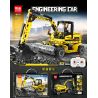 MINGDI LEIBAO 8711 MÁY XÚC BÁNH LỐP ĐIỀU KHIỂN TỪ XA bộ đồ chơi xếp lắp ráp ghép mô hình Technic ENGINEERING CAR Kỹ Thuật Công Nghệ Cao Mô Hình Phương Tiện