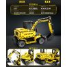 MINGDI LEIBAO 8711 MÁY XÚC BÁNH LỐP ĐIỀU KHIỂN TỪ XA bộ đồ chơi xếp lắp ráp ghép mô hình Technic ENGINEERING CAR Kỹ Thuật Công Nghệ Cao Mô Hình Phương Tiện