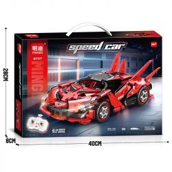 MINGDI LEIBAO 8707 XE THỂ THAO MÀU ĐỎ ĐIỀU KHIỂN TỪ XA bộ đồ chơi xếp lắp ráp ghép mô hình Technic Kỹ Thuật Công Nghệ Cao Mô Hình Phương Tiện