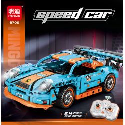 MINGDI LEIBAO 8709 XE THỂ THAO MÀU XANH ĐIỀU KHIỂN TỪ bộ đồ chơi xếp lắp ráp ghép mô hình Technic Kỹ Thuật Công Nghệ Cao Mô Hình Phương Tiện