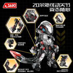 JAKI BK002 BK001 XU HƯỚNG QUỐC GIA MƯỜI HAI CUNG HOÀNG ĐẠO TRUNG LÀ NGƯỜI MÁY RẮN bộ đồ chơi xếp lắp ráp ghép mô hình