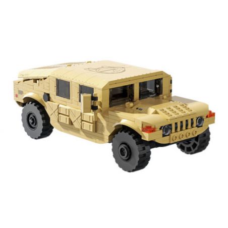 XBERT 66005 XE QUÂN SỰ HUMMER H1 bộ đồ chơi xếp lắp ráp ghép mô hình Speed Champions Racing Cars MILITARY VEHICLE H1 Đua Xe Công Thức 510 khối